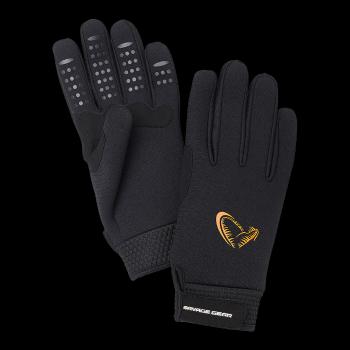 Savage gear rukavice neoprene stretch glove black - l