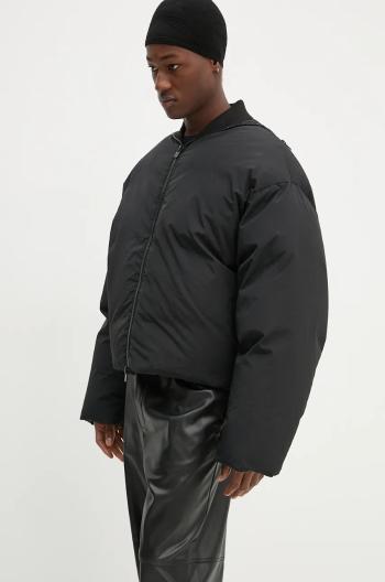 Páperová bunda Heliot Emil pánska, čierna farba, zimná, oversize, AW24.M.02.135.BLK01