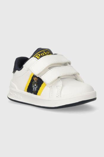 Detské tenisky Polo Ralph Lauren biela farba