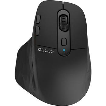 DELUX M912DB Wireless Ergonomic, čierna