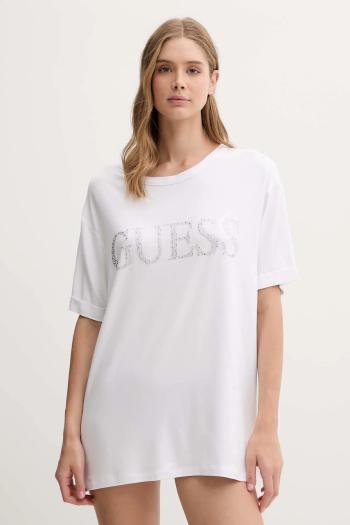 Tričko Guess dámske, biela farba, E5GI07 K68D2