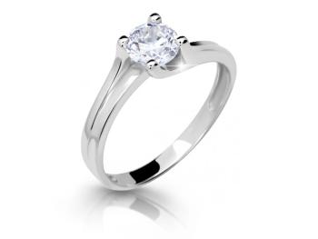 Cutie Jewellery Dokonalý prsteň z bieleho zlata so zirkónom Z6871-2530-10-X-2 55 mm