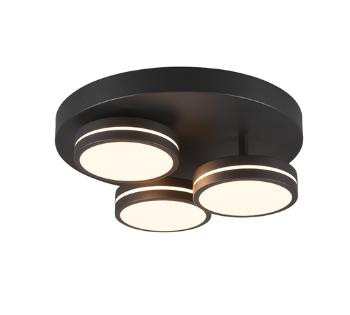 LED stropné osvetlenie Trio Franklin antracit 626510342