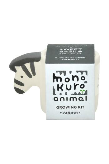 Sada na pestovanie rastlín Noted Monokuro Animals Zebra biela farba
