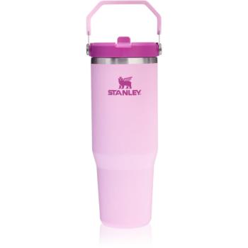 Stanley IceFlow™ Flip Straw Tumbler fľaša na vodu z nehrdzavejúcej ocele Cherry Blossom 890 ml