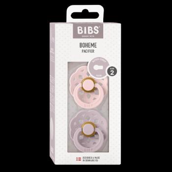 BIBS Boheme cumlíky z prírodného kaučuku Blossom / Dusky Lilac veľkosť 2, 2 ks