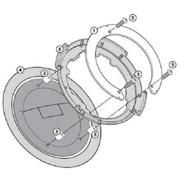 KAPPA redukcia pre tanklock pre motocykle Ducati (BF08K)