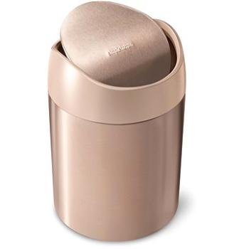 Simplehuman Mini odpadkový kôš 1,5 l, Rose Gold nehrdzavejúca oceľ, CW2085