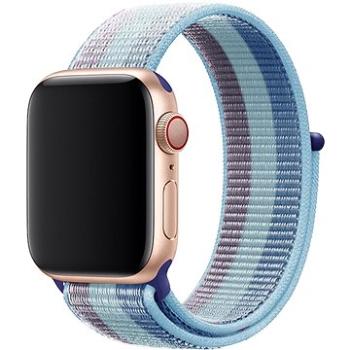 Eternico Airy na Apple Watch 38 mm/40 mm/41 mm  Elephant Gray with Blue stripe (AET-AWAY-ElGB-38)