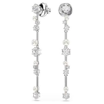 Swarovski Dlhé náušnice so zirkónmi a krištáľovými perlami Constella 5705614