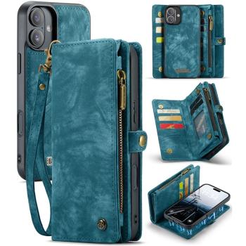 WALLET Ochranný kryt s peňaženkou 2v1 pre Apple iPhone 16 modrý