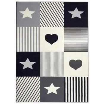 Detský koberec Adventures 104572 Dark-grey/cream 80 × 150 cm (276141-102421)