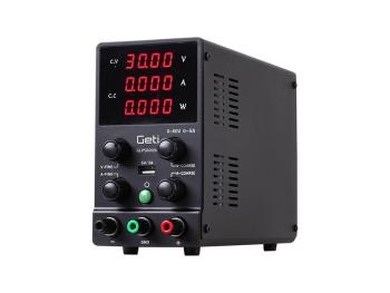 Zdroj laboratórny GETI GLPS6005H  0-60V/ 0-5A