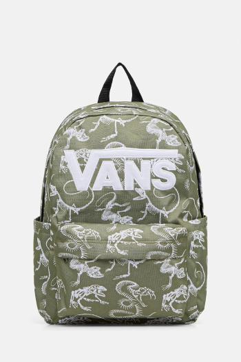 Detský ruksak Vans Old Skool Grom Backpack zelená farba, veľký, vzorovaný, VN000H56CBO1