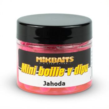 Mikbaits mini boilie v dipe 6-8 mm 50 ml-jahoda