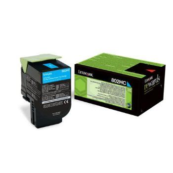 Lexmark 80C2HCE azúrový (cyan) originálny toner