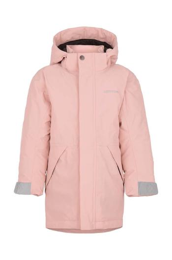 Detská bunda Didriksons TUNDRAN KIDS PARKAS ružová farba, 505526