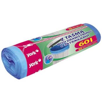YORK vrecká na smeti lux s páskou 60 l, 10 ks (5903355007289)