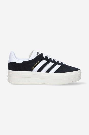 Tenisky adidas Originals W Gazelle Bold čierna farba, HQ6912