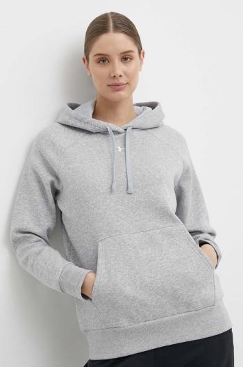 Mikina Under Armour dámska, šedá farba, s kapucňou, jednofarebná, 1379500