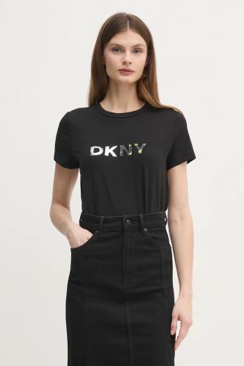 Tričko Dkny dámske, čierna farba, P4KHAWNA