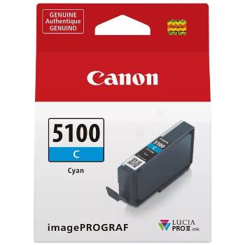 CANON PFI-5100 C - originálna cartridge, azúrová