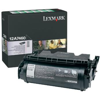 Lexmark 12A7460 čierny (black) originálny toner