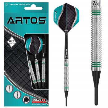 dart szett Bull&#039;s Artos AR1 soft 18gr 80%