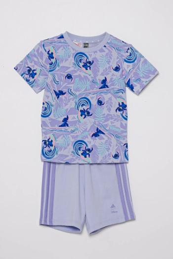 Detská súprava adidas fialová farba, JF3632