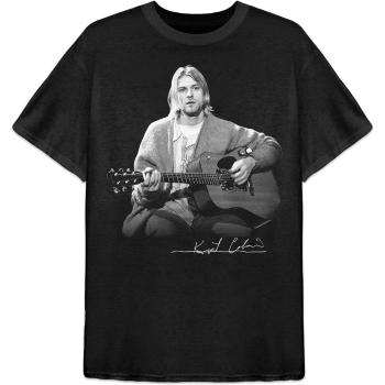 Kurt Cobain tričko Guitar Live Photo  one_size