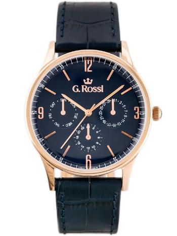 Hodinky G. ROSSI - 10737A-6F3 (zg258f) blue/r.g.