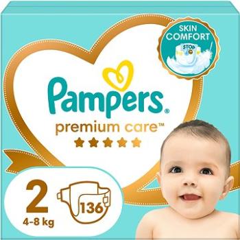 PAMPERS Premium Care veľkosť 2 (136 ks) (8006540855812)