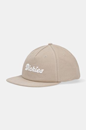Šiltovka Dickies béžová farba, s nášivkou, DK0A4Z6I0DS1