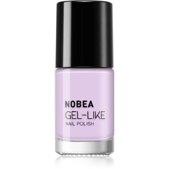 NOBEA Day-to-Day Gel-like Nail Polish lak na nechty s gélovým efektom odtieň Soft lilac #N05 6 ml