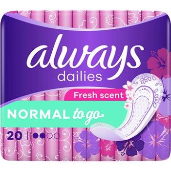 ALWAYS Dailies Normal To Go Fresh Intímky 20 ks (8001090361998)