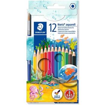 STAEDTLER Akvarelové pastelky so štetcom, 12 farieb (4007817144268)