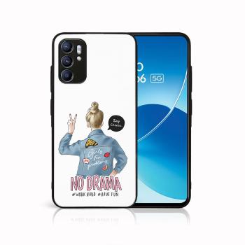 MY ART Silikónový obal Oppo Reno6 5G NO DRAMA (138)