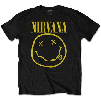 Nirvana tričko Yellow Smiley  one_size