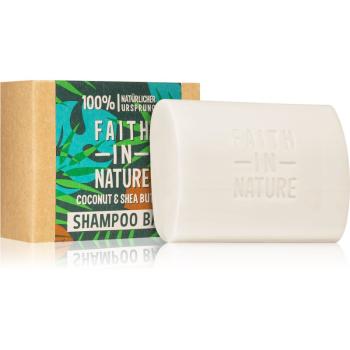 Faith In Nature Coconut & Shea Butter organický tuhý šampón dodávajúci hydratáciu a lesk 85 g