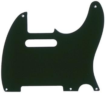 Fender Pickguard, Telecaster, 5-Hole Mount, Black, 1-Ply