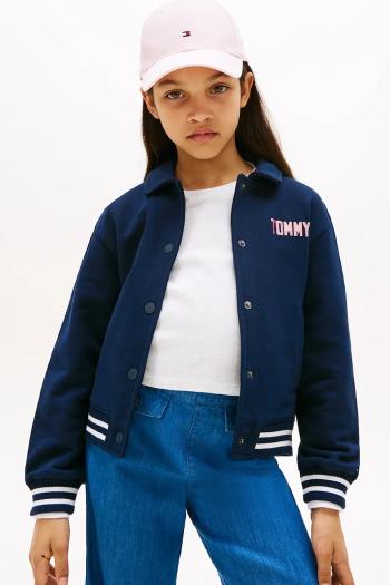 Bunda Tommy Hilfiger tmavomodrá farba, KG0KG08689
