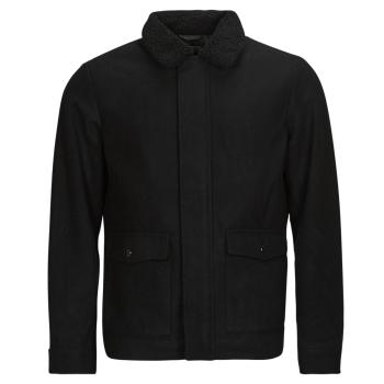 Jack & Jones  JJZAC WOOL JACKET  Bundy Čierna