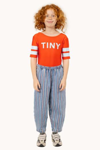 Detské bavlnené nohavice Tinycottons STRIPES MULTICOLOR PANT vzorované, SS25-238