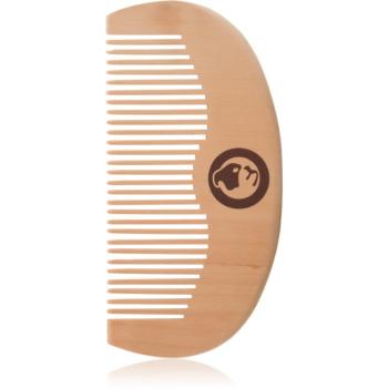 Bulldog Original Beard Comb drevený hrebeň na fúzy Peach Wood 10,4 cm 1 ks