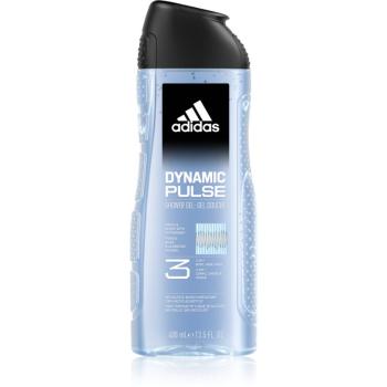 Adidas Dynamic Pulse sprchový gél na tvár, telo a vlasy 3v1 400 ml