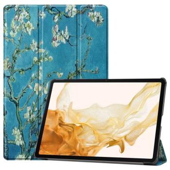 ART Zaklápacie puzdro pre Samsung Galaxy Tab S9+ / S10+ APRICOT BLOSSOM