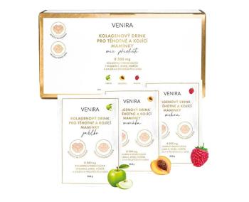 Venira Premium kolagénový drink pre tehotné a dojčiace mamičky mix 3 príchutí 30 x 10,8 g