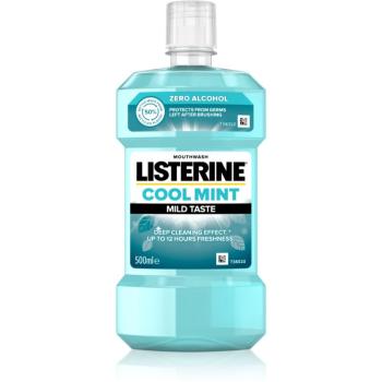 Listerine Cool Mint Mild Taste ústna voda bez alkoholu príchuť Cool Mint 500 ml