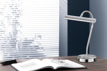 LED stolová lampa Trio Curtis nikel 579790107