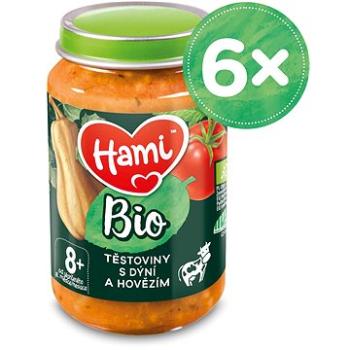 Hami BIO Cestoviny s dyňou a hovädzím 6× 190 g (5900852054662)